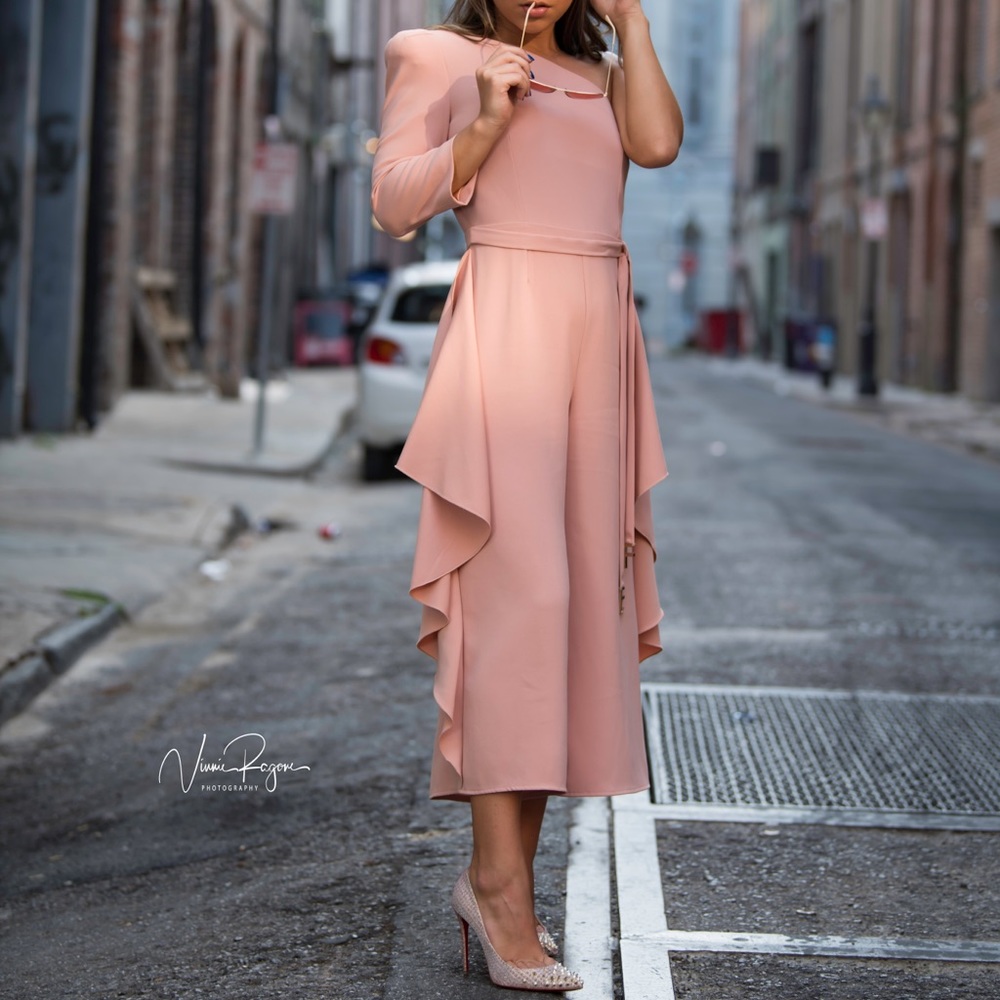 Pastel pink romper